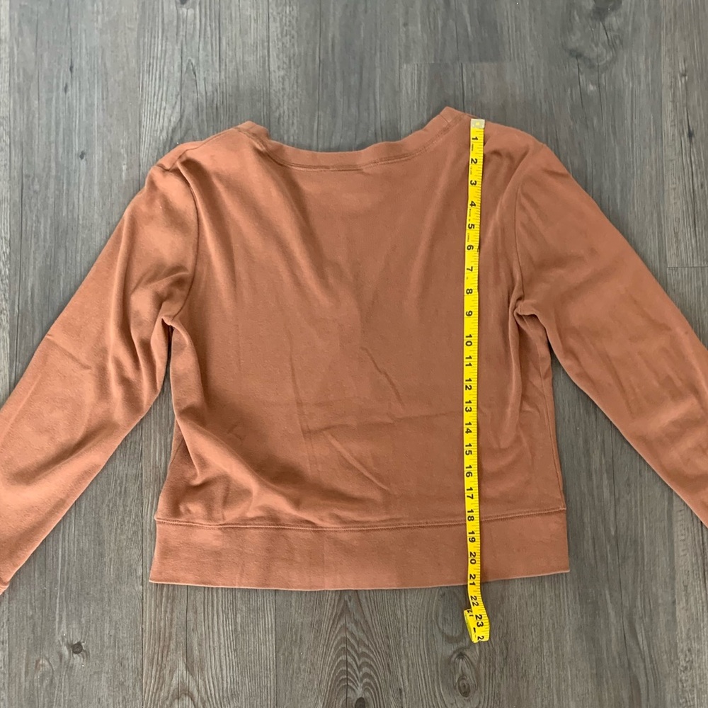 Alexandra Bartlett Brown Button-Down Cardigan - image 4